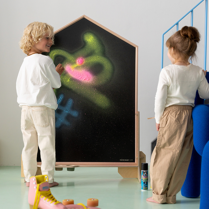 Lille Hus - Zwart - Enkelzijdig M - zonder standaard