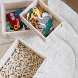 Magnet set wood - alphabet - lowercase letters