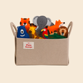 Felt storage basket M - beige