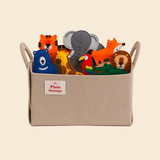 Felt storage basket M - beige
