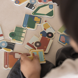 Magneetset - design puzzel - voertuigen