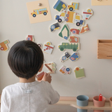 Magneetset - design puzzel - voertuigen