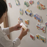 Magneetset - design puzzel - voertuigen