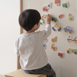 Magneetset - design puzzel - voertuigen
