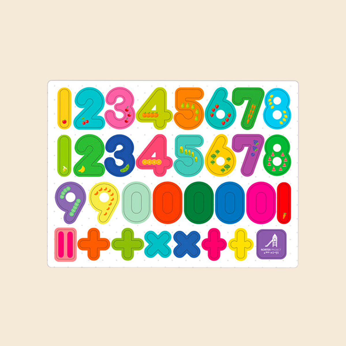 Magnet set - numbers | L U D E