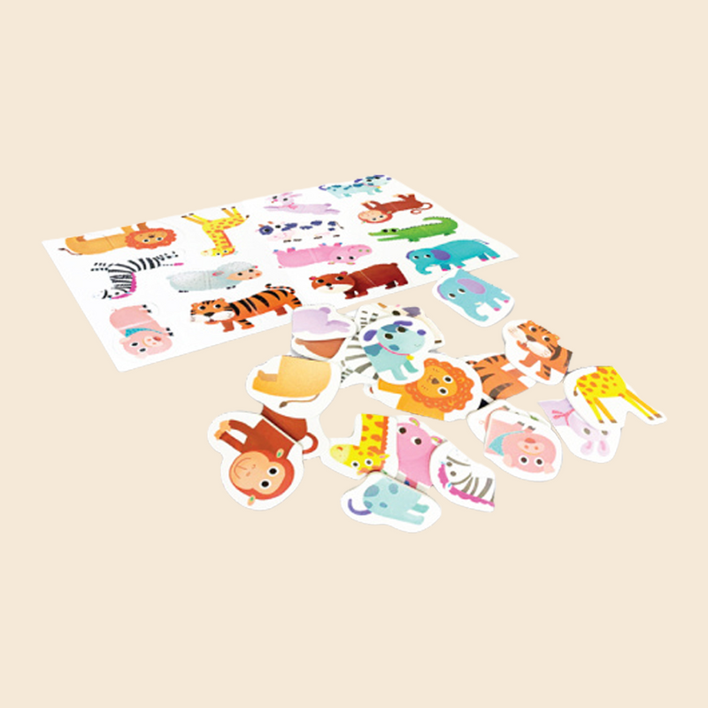 Magnet set - puzzle - animals