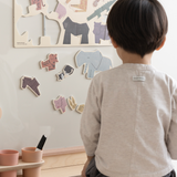 Magneetset - design puzzel - dieren