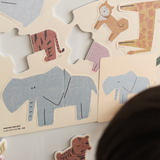 Magneetset - design puzzel - dieren