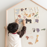 Magneetset - design puzzel - dieren