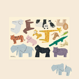 Magneetset - design puzzel - dieren