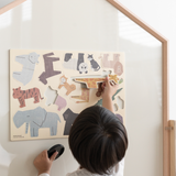 Magneetset - design puzzel - dieren