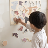 Magneetset - design puzzel - dieren
