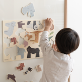 Magneetset - design puzzel - dieren