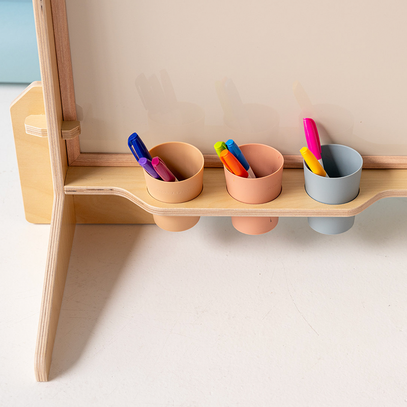 Silicone Pen Holders - 3 pcs - Peach Almond Soda