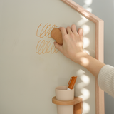 Houten magnetische whiteboard wisser