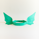 Dinosaur ears headband - green