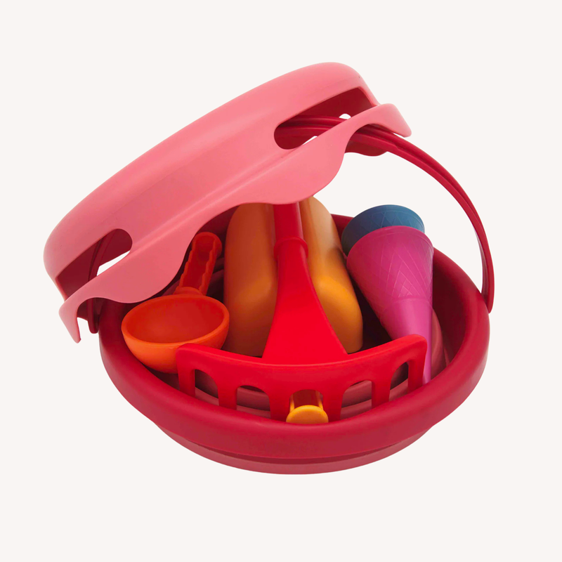 Strandset 7 in 1 - rood