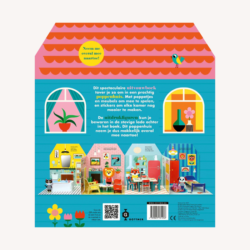 PRE-ORDER | Poppenhuis - vouw uit, lees en speel