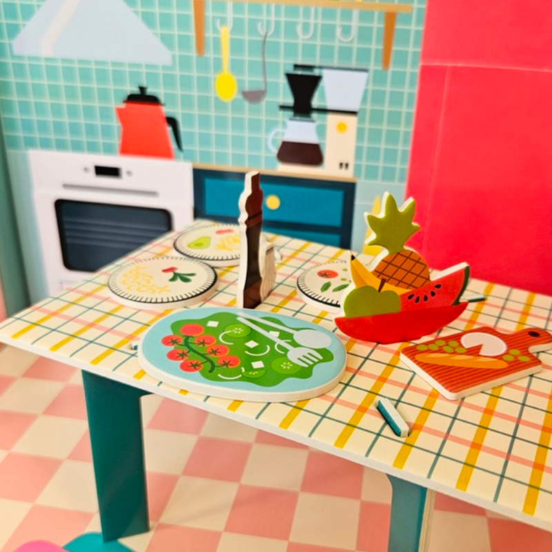 PRE-ORDER | Poppenhuis - vouw uit, lees en speel