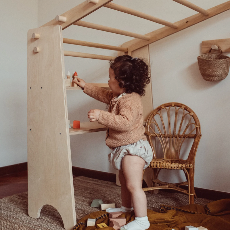 Wooden play stand