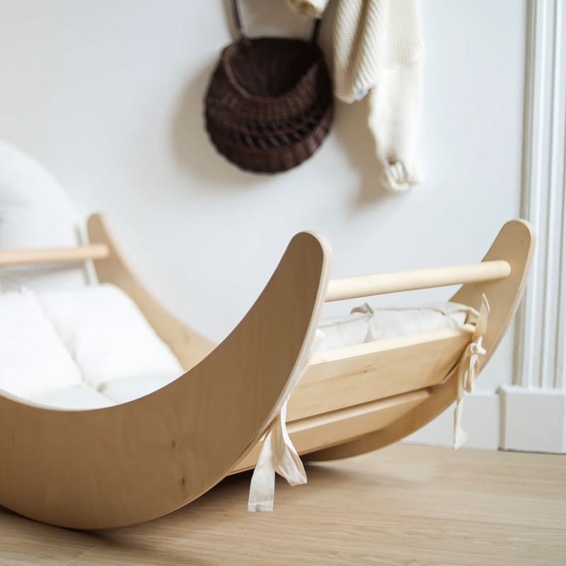 Wooden rocker - climbing arch