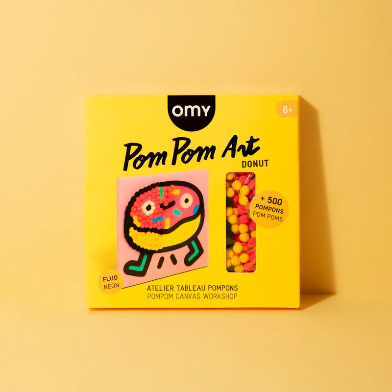 Pompom knutselset - donut