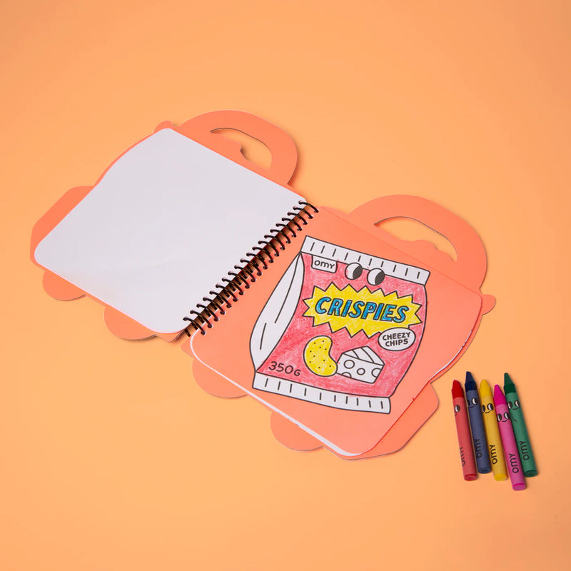 Super kleur - en stickerboek - Foodtruck yummy