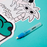 Magische water placemat - dino