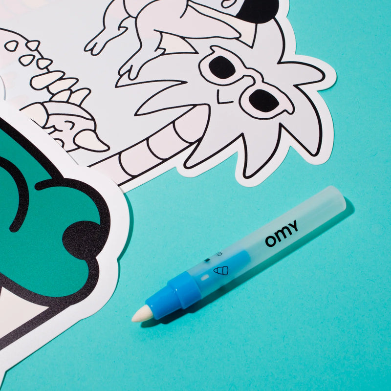 Magische water placemat - dino