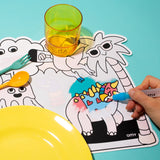 Magische water placemat - dino