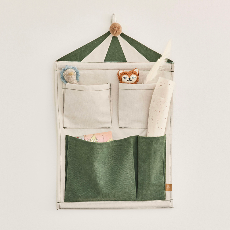 Circus wandopberger - Clay / Groen