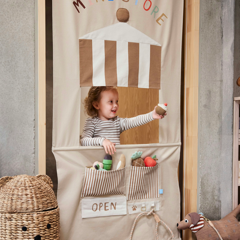 Mini store canvas deur