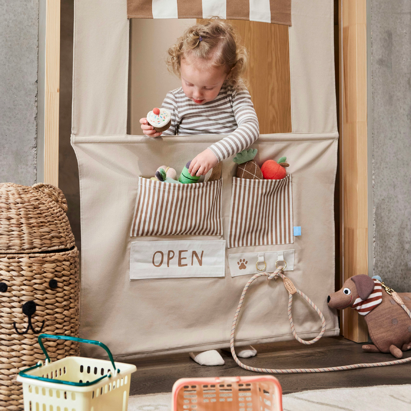 Mini store canvas deur