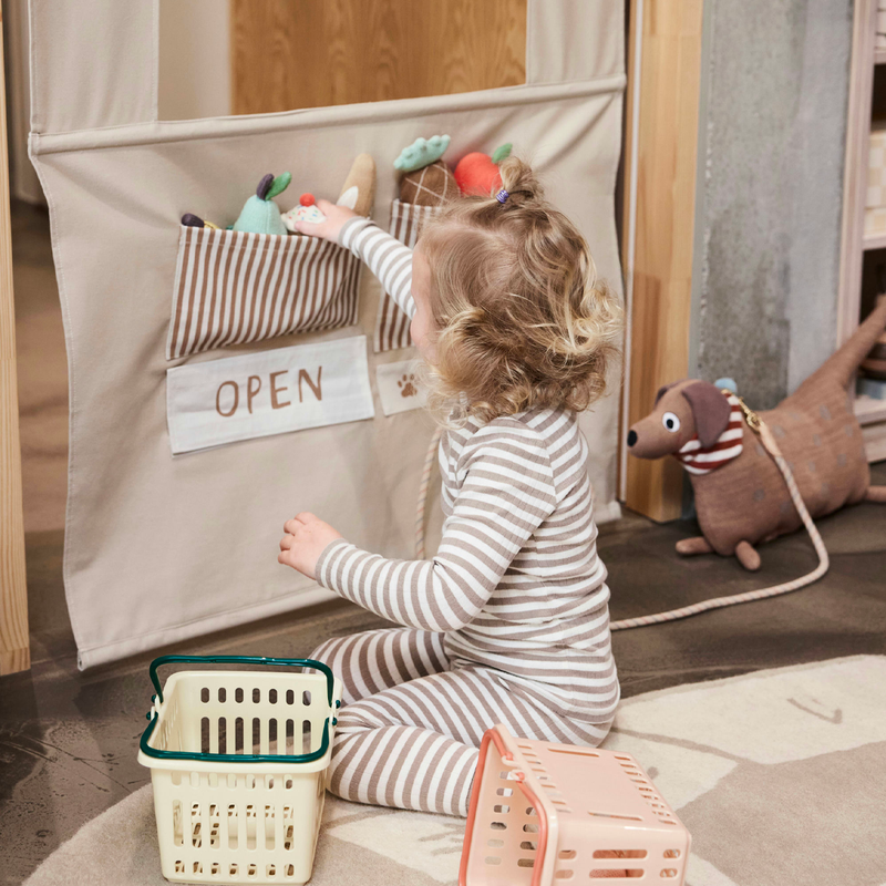 Mini store canvas deur