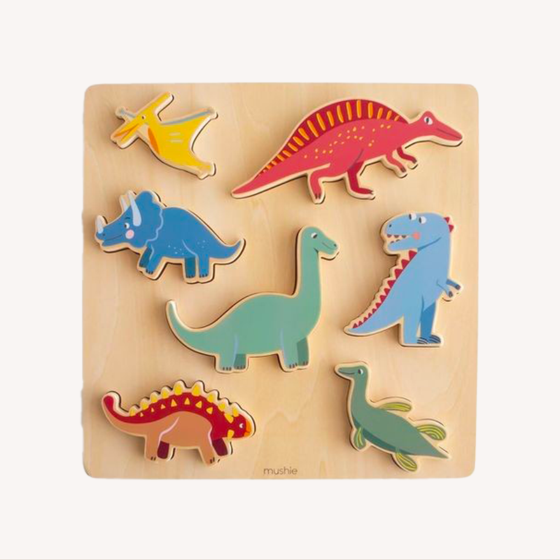 Wooden puzzle - dino