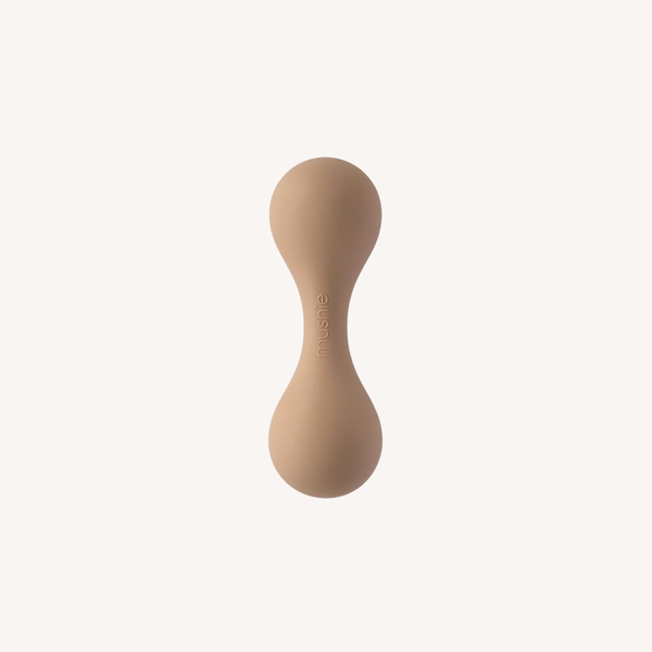 Silicone rattle - Natural