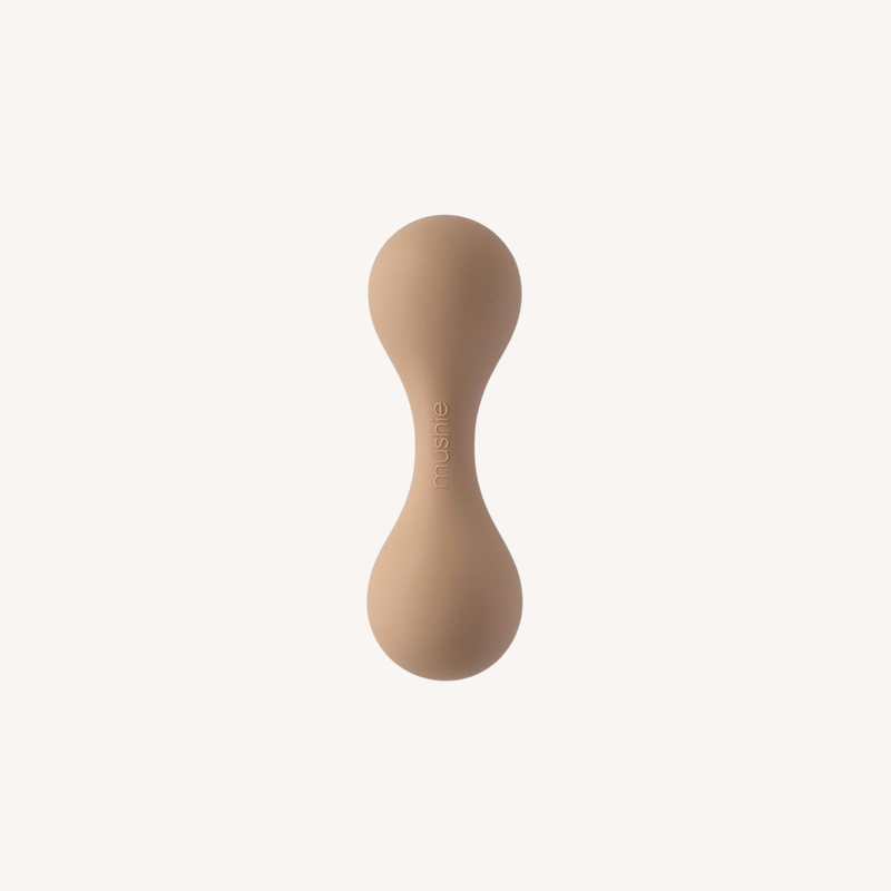 Silicone rattle - Natural