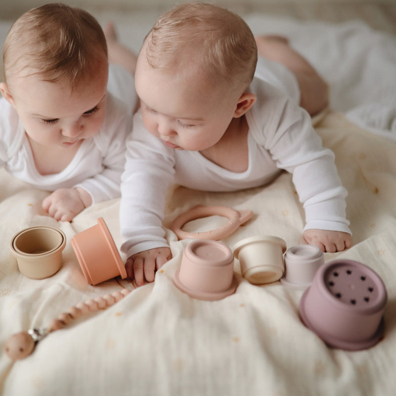 Stacking cups - pastel