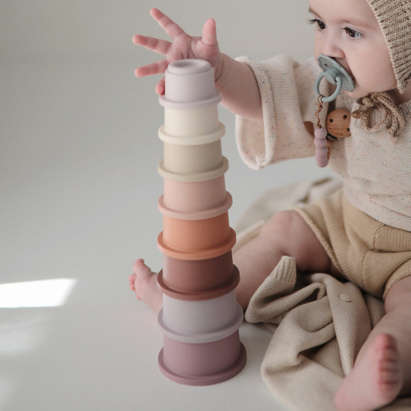 Stacking cups - pastel