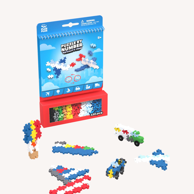 Activity pad - Transportation - 125 stk
