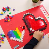 Puzzle by number - hearts - 250 stk