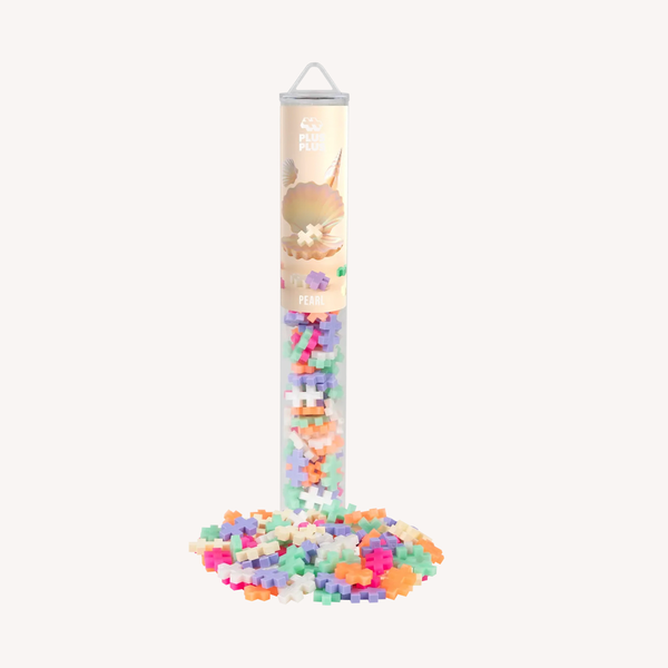 Tube - pearl color mix - 100 stk