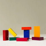 Crayon blocks - 8 colors - with black