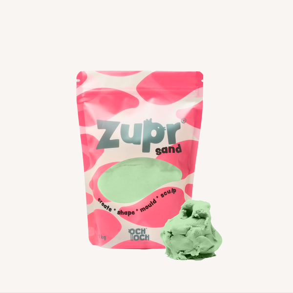 Zupr Kinetisch zand - grassy green - 1 KG