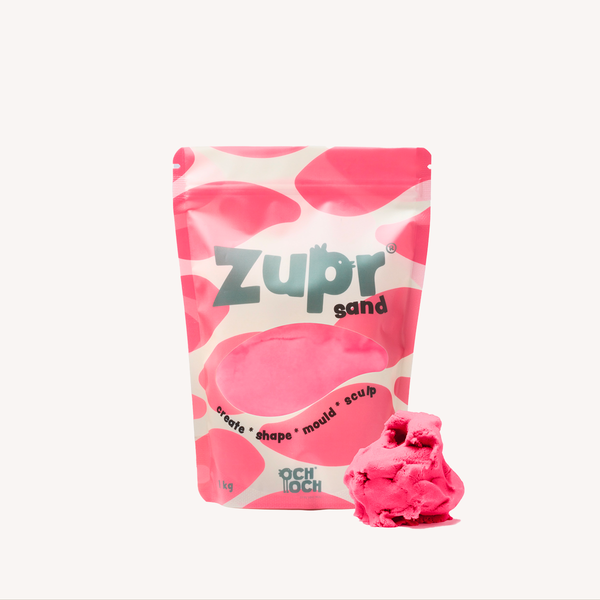 Zupr Kinetisch zand - poppy pink - 1 KG