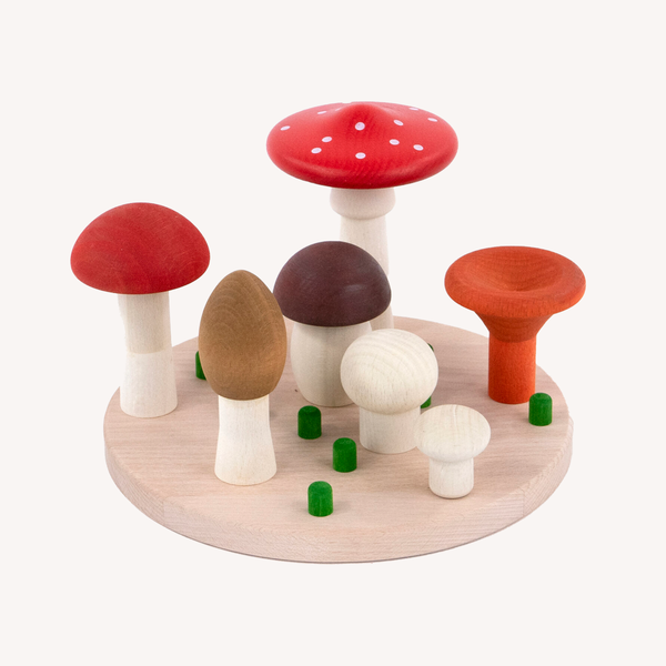 Mushroom houten sorteerspel