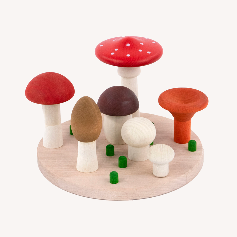 Mushroom houten sorteerspel