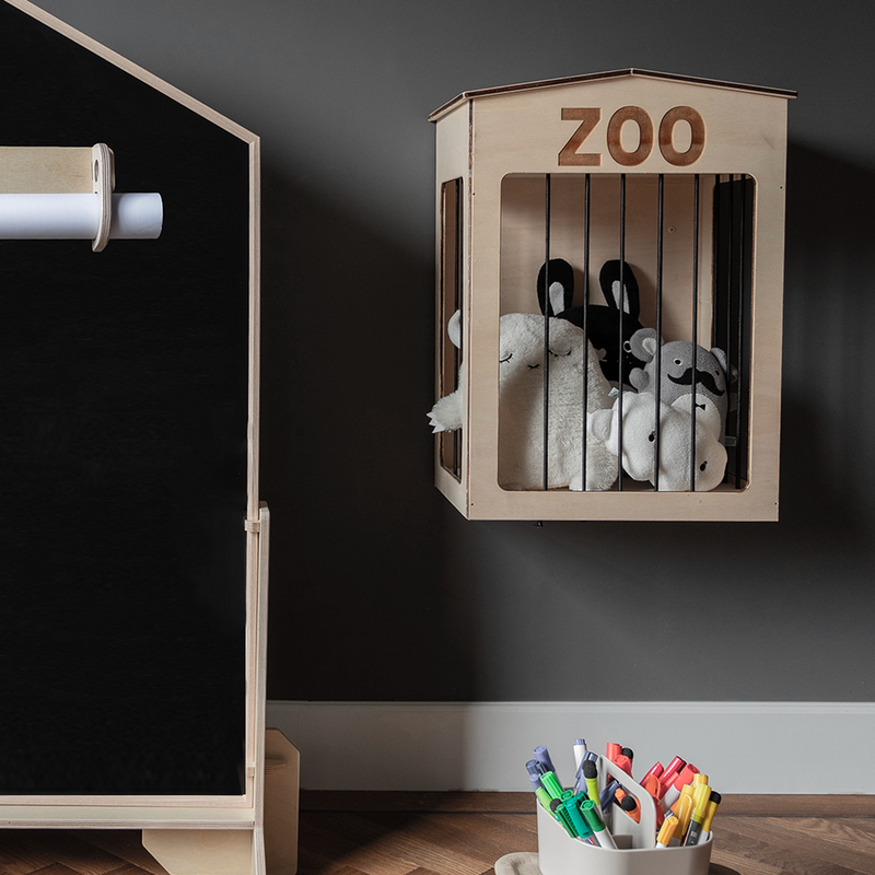 Teddy Zoo storage cupboard cuddly toys