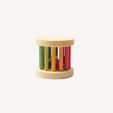 Houten rollend wiel regenboog - mini