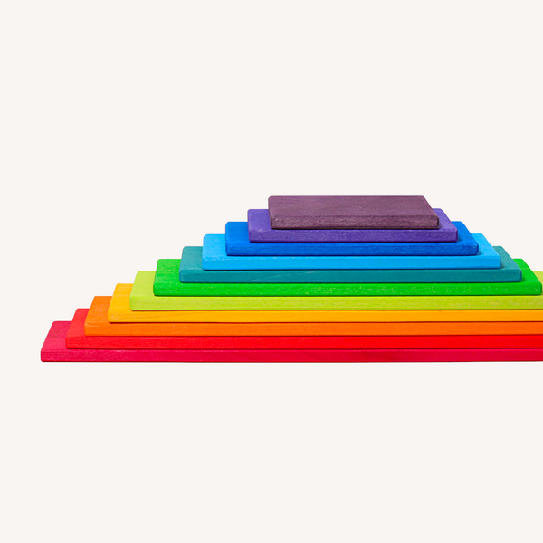 Wooden Building Planks - Rainbow